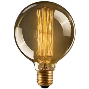 Lampadina Globo Filamento 40W E27 Vintage