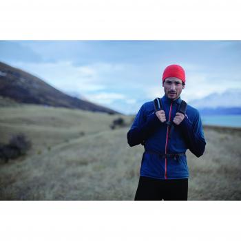 Herren Fleece Hybrid Jacket Tech Trainer – Eisschwarz und Mitternacht – L