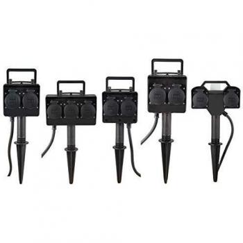 IP44 Buitenstopcontact 4-voudig max 3680 Watt