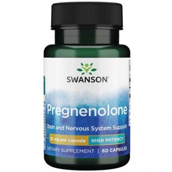 Pregnenolon 25 mg 60 Kapseln, Swanson