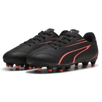 Puma VitaSport FG/AG Kids Cleats – Black & Red