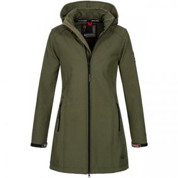 Alessia Softshelljacke für Damen, 5XL, abnehmbare Kapuze