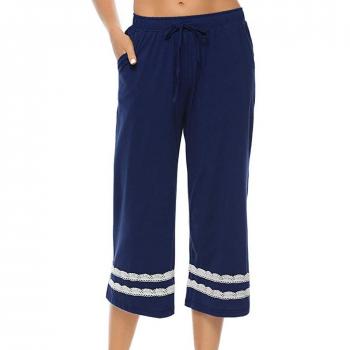 Pyjama femme coton pantalon sommeil
