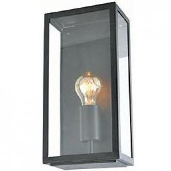 Netlighting Minerva Outdoor Wall Lantern Satin Black IP44