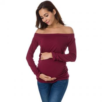 Comfy Autumn Winter Maternity Shirt
