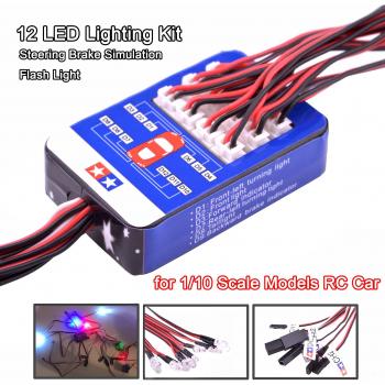 1/10 Scale RC Car LED Lighting Kit with Flash Function