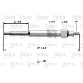 VALEO 345101 – Vela Incandescente