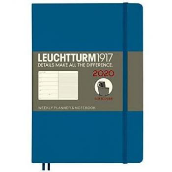 LEUCHTTURM1917 359956 Softcover Weekly Planner 2020 Nordic Blue