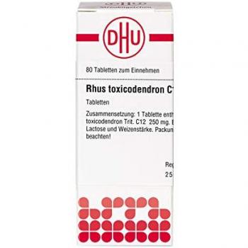 Rhus Tox C12 Tabletten 80 Stück