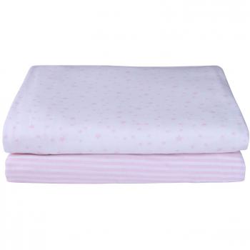 Patriotic Stars & Stripes Duo Fitted Baby Mattresses