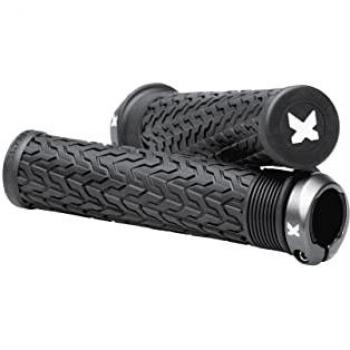 Sixpack S-TRIX AL Lock-On Fahrradgriffe Schwarz/Titan