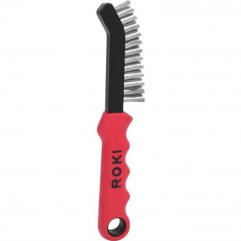 KS Tools 201.2321 Stahldraht-Bremssattel-Drahtbürste 2-reihig, spitz
