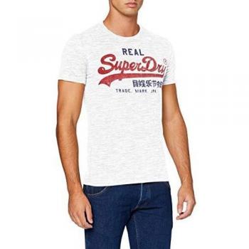 Superdry T-shirt Casual, Ice Marl 54G, XXL Homme