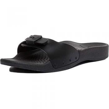 Scholl Sandali con tacco a zeppa da sole per uomo taglia 42 colore nero