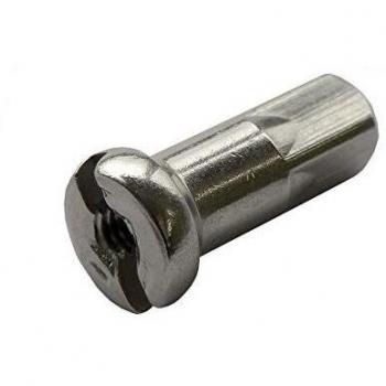 Unisex Buchel M 2×14 Argenté Round Nuts, 100‑Pack