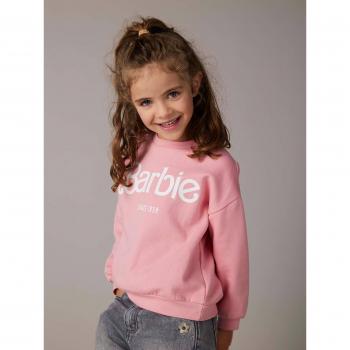 Jersey de felpa rosa con temática Barbie®