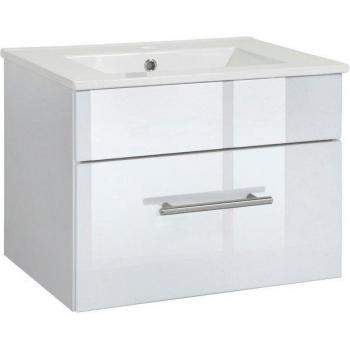 Trento Light Waschschrank von WELLTIME – Keramikaufsatz, 60 cm