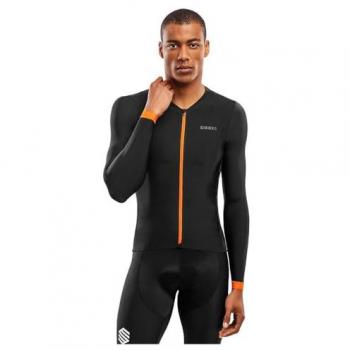 Maillot de Ciclismo de Hombre Ultraligero de Manga Larga SRX PRO Roselend Negro