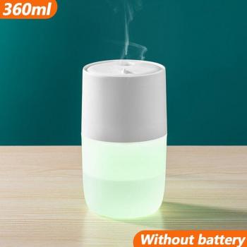 Luchtbevochtiger met Aromatherapie en Nachtlampje 360ML