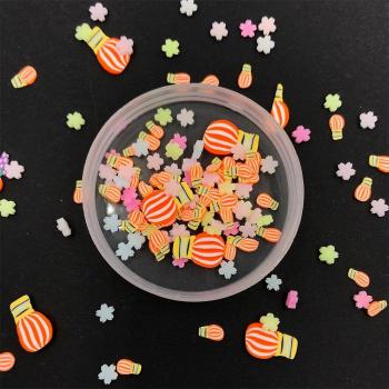 100g Mixed Crystal Heart Slices for DIY Slime