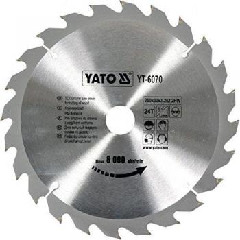 Sierra circular Yato YT-6070 25 cm de carburo