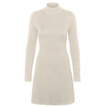 Vero Moda Strickkleid Gold 10311379 Écru Regular Fit L Damen
