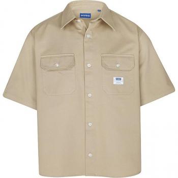 HUGO Ekyno Freizeithemd Beige | XS