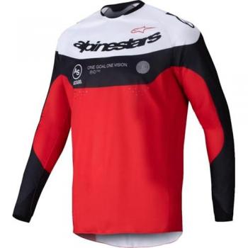 Maillot de motocross Alpinestars Pro-Dura Noir Blanc Rouge taille S