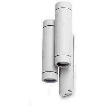 Faro Barcelona Steps 4-Light Outdoor Wall Lamp White IP44 GU10