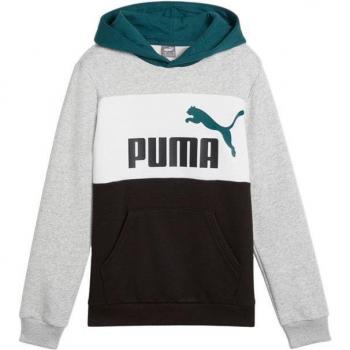 Sudadera Puma para Niño 67971704 Ess Block Gris (12 años = 152 cm)