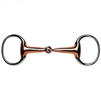 Snaffle Cuadrado 125 mm – Barril Cobre para Caballos