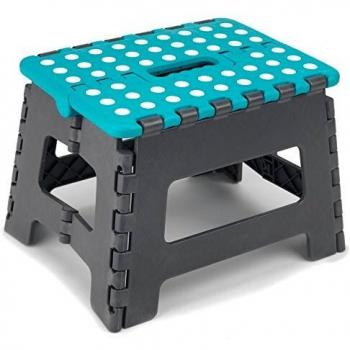 Turquoise Easy-Fold Step Stool – Beldray LA032614TQ