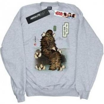 Sudadera infantil de Star Wars: Los Últimos Jedi con Chewbacca y Porgs