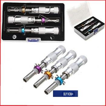 Extended 7‑Pin Tubular Picker – 7.0/7.5/7.8 mm Lockpick Set