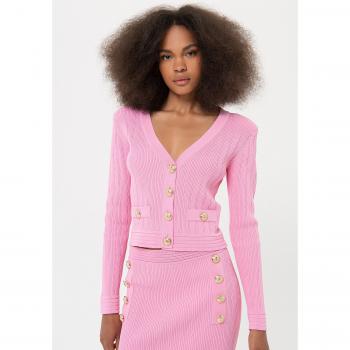Cardigan Slim com Acabamento em Ribs
