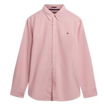 Superdry Langarm Oxford Shirt in Pink