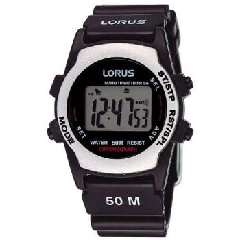 R2361AX9 Lorus Rubber Sport Watch – Black Edition