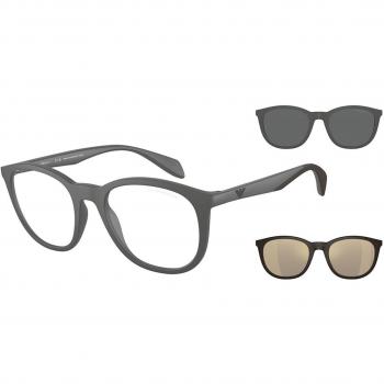 Emporio Armani EA4211F Men's Eyeglasses Grey Size 53