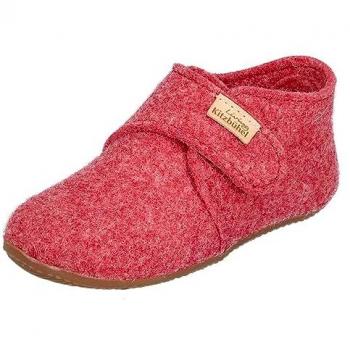 Unisex Klettschuh aus Filz in astro rot für Kleinkinder, Living Kitzbühel