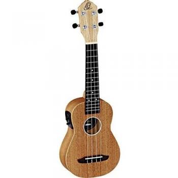 Ortega Guitars RFU10SE Friends Series Soprano Ukulele w/ Delu...