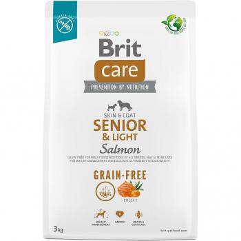Brit Care Crocchette per Cani Senior Light Grain-Free al Salmone 3kg