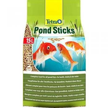 TETRA POND STICKS, Alimento para Peces de Estanque, 15 L