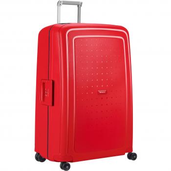 S'Cure Spinner Koffer 81 cm (138 L) – Rot/Navy Blau, SAMSONITE