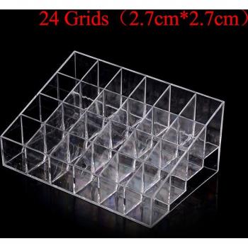 Makeup Lipstick Rack – 3‑Tier 40/36/24 Slot Case – Home Cosmetic Stand