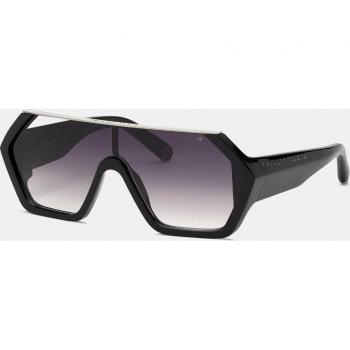 Philipp Plein SPP047 99 – Gafas de Sol Pantalla Negra con Lentes Suaves