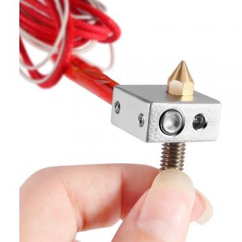 3D Printer MK8 Hotend Kit Nozzle and Heater Block for Anet A2 A8