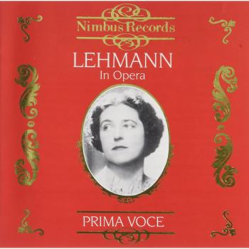 Opera Collection: Lotte Lehmann Vol. 1