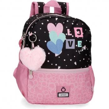 Mochila Enso Love Vibes Rosa para Niños
