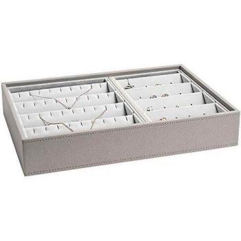 Vee Style‑Schrank – Damen-Schmuckkoffer in Grau