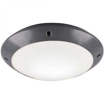 Plafón de Jardín Camaro Metacrilato Negro 26Cm IP54